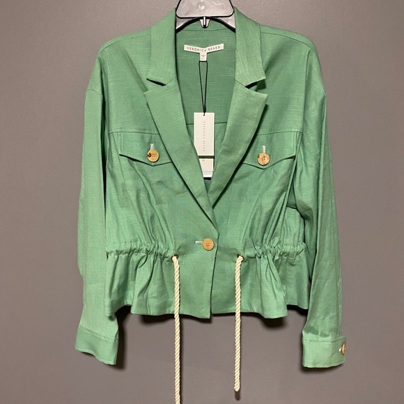 Veronica Beard Magni Drawstring Waist Jacket - Picture 3 of 9